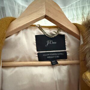 J.Crew Italian Stadium Cloth Coat by Nello Gori – Size L (Like New)